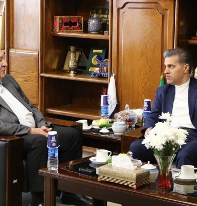 دیدار سرکنسول جمهوری اسلامی ایران در مرو با رئیس اتاق بازرگانی، صنایع، معادن و کشاورزی استان خراسان رضوی